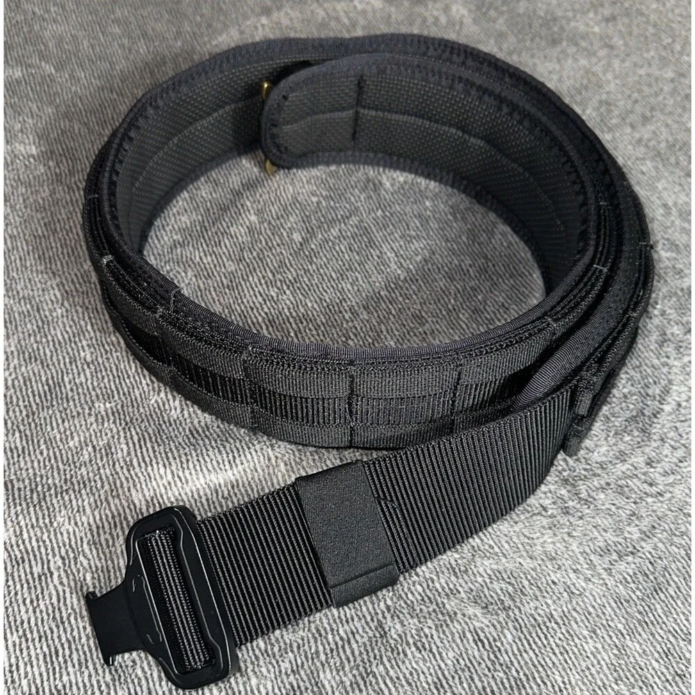 Zero Foxtrot TAC Belt System Black Mens Size Large 39-47 Tactical Military Recon
